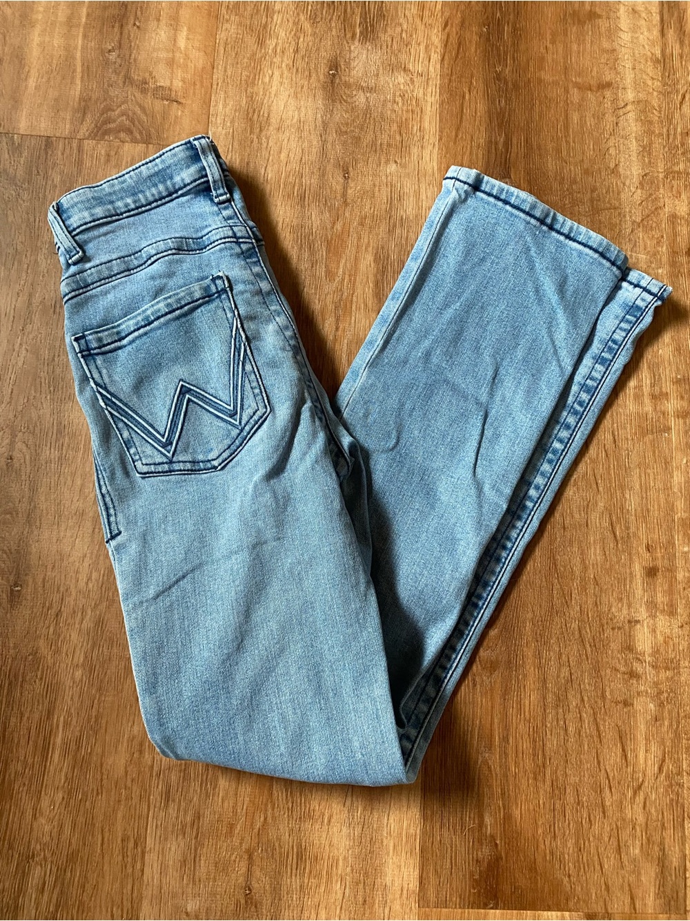 Wrangler Willow light wash riding jeans